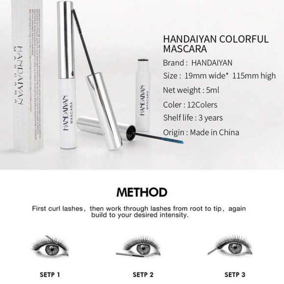 NEW 5D Mascara Cosplay Mascara Waterproof Sweatproof - Picture 6 of 13